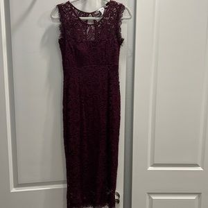 Purple Lace Dress
